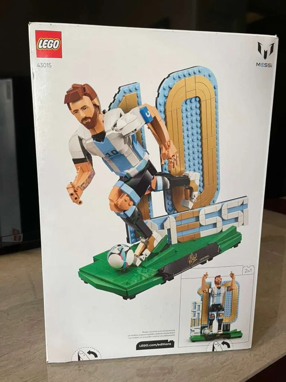 NEW! Unopened! LEGO Edition Lionel Messi - Soccer Legend 43015 - Picture 2 of 6